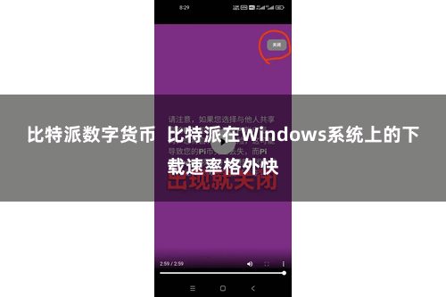 比特派数字货币  比特派在Windows系统上的下载速率格外快