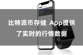 比特派币存储  App提供了实时的行情数据