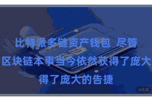 比特派多链资产钱包  尽管比特帕区块链本事当今依然获得了庞大的告捷