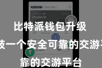 比特派钱包升级  四肢一个安全可靠的交游平台